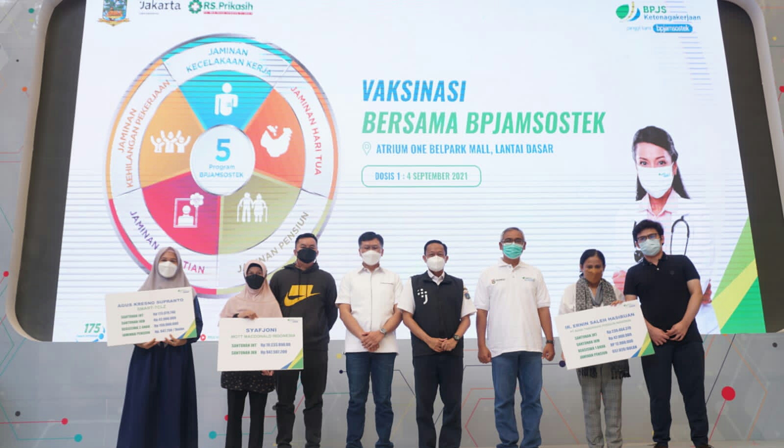 BPJAMSOSTEK Gelar Vaksinasi di 2 Titik Berbeda di Jakarta Minggu Ini