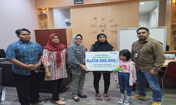 Ahli Waris Pegawai Non ASN Terima Manfaat Program BPJS Ketenagakerjaan