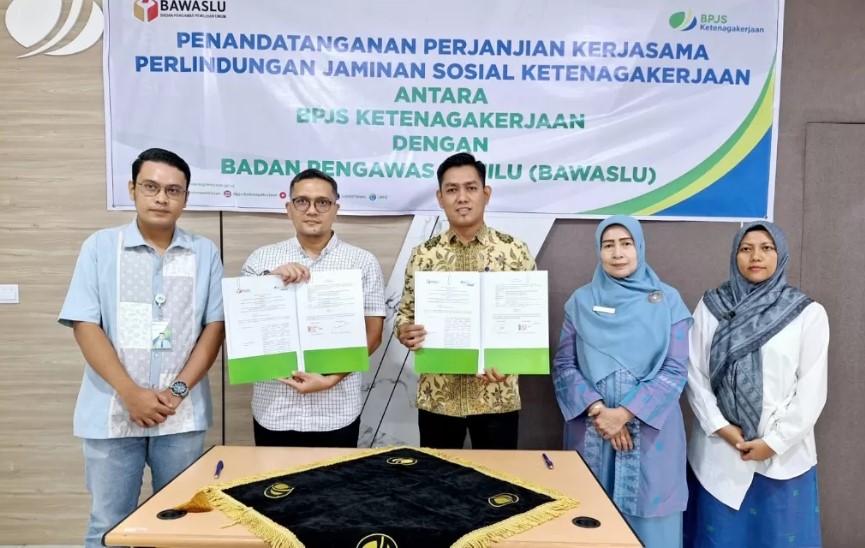 Bawaslu Solok, Sijunjung dan Sawahlunto Gandeng BPJS Ketenagakerjaan, Lindungi Pengawas Pilkada dan Keluarga