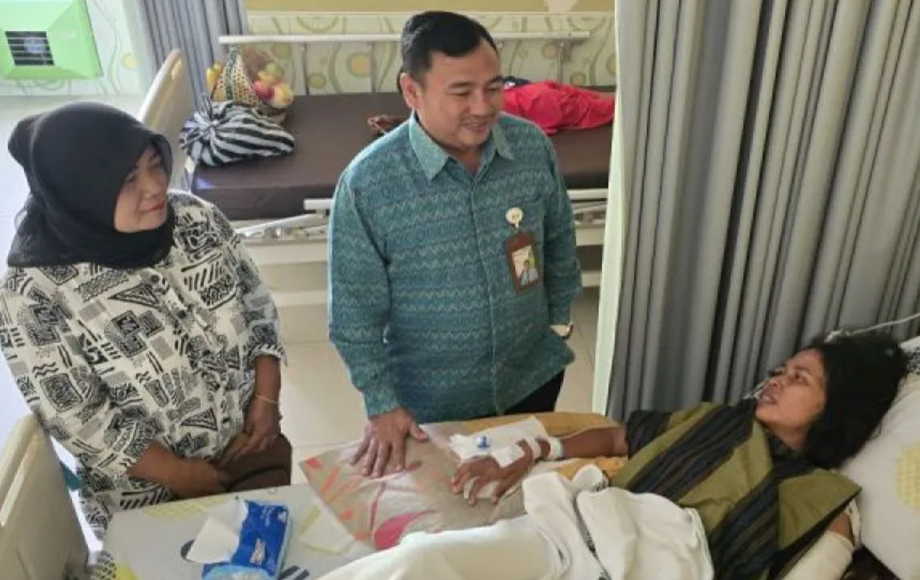 Terkena kuah bakso dan dilarikan rumah sakit, pedagang di Blora terjamin BPJS Ketenagakerjaan