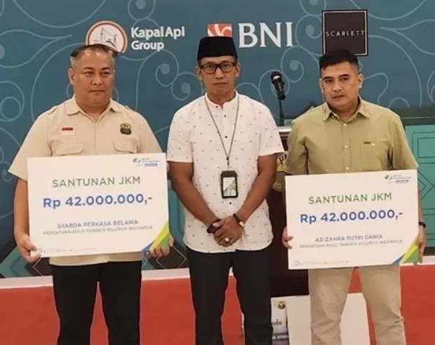 Ahli Waris Atlet Bulutangkis Indonesia Terima Santunan JKM  BPJAMSOSTEK Rp42 Juta