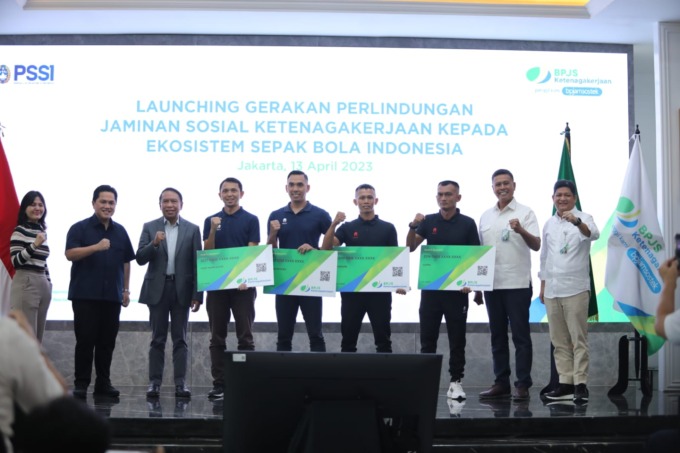 Jawab Asa Wasit, PSSI Gandeng  BPJAMSOSTEK Beri Perlindungan Jaminan Sosial