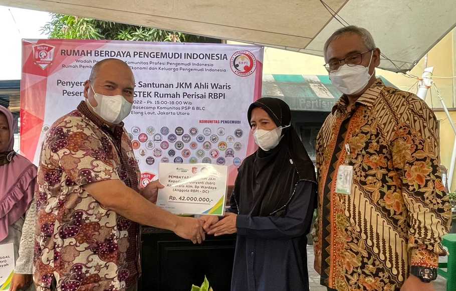 BPJAMSOSTEK Cilandak Serahkan Santunan Rp 112 Juta untuk Anggota RBPI