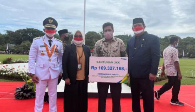 Ketua RT Meninggal saat Persiapkan Lomba 17 Agustus, BPJS Ketenagakerjaan Beri Santunan Rp169 Juta