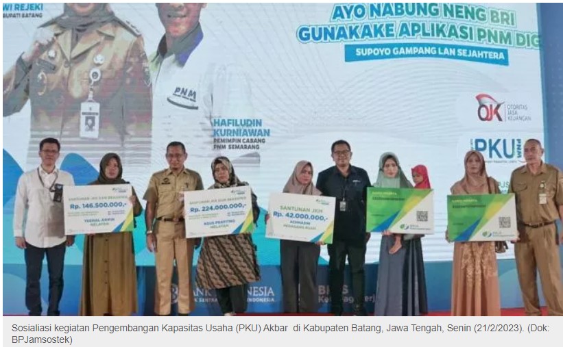 Untuk Tingkatkan Literasi Jaminan Sosial, BPJS Ketenagakerjaan Sosialisasi Program pada Nasabah PNM