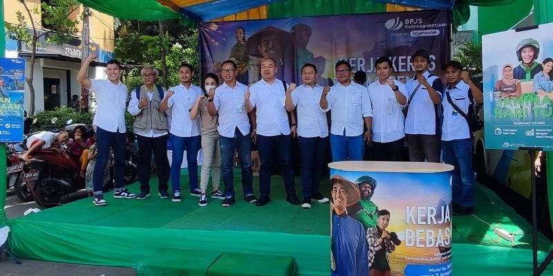 Gerebek Pasar BPJAMSOSTEK Jaring Pekerja Informal di Pasar Induk Kramat Jati