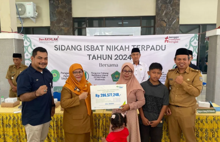 BPJS-TK Situbondo berikan santunan dan beasiswa ke ahli waris peserta