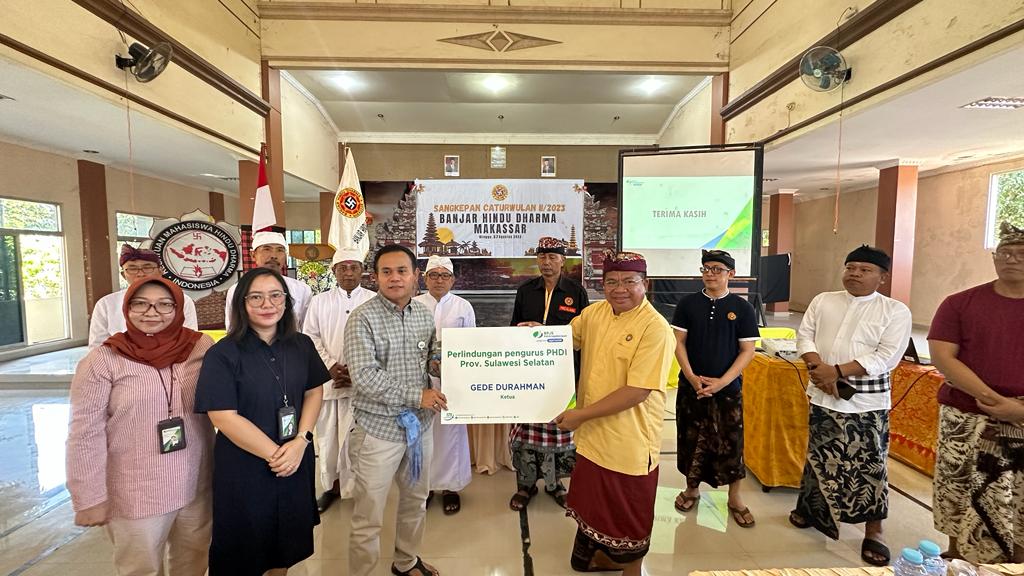 BPJS Ketenagakerjaan Cabang Makassar Serahkan Klaim Santunan JKM untuk Rohaniawan dan Pekerja Keagamaan Hindu